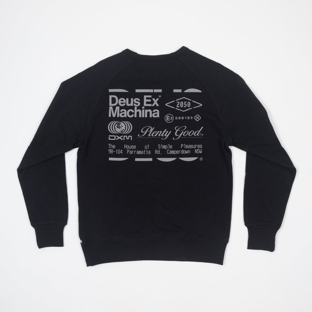 DEUS EX MACHINA Plenty Good Crew in BLACK