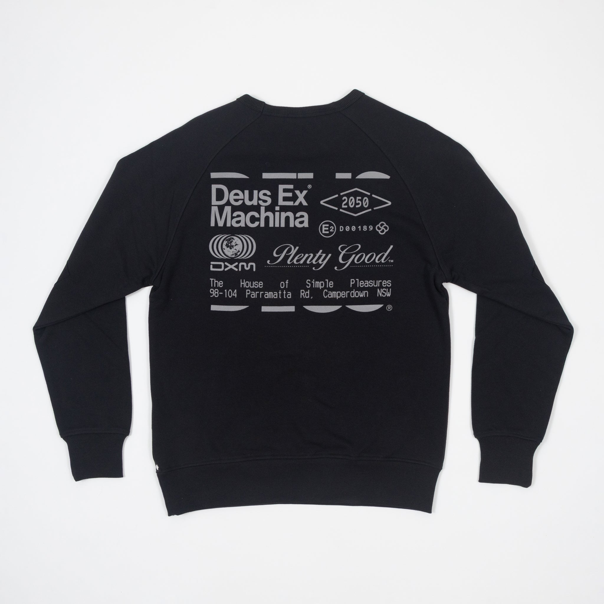 DEUS EX MACHINA Plenty Good Crew in BLACK