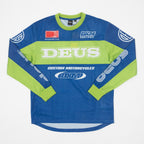 DEUS EX MACHINA Step Out Moto Jersey in Blue