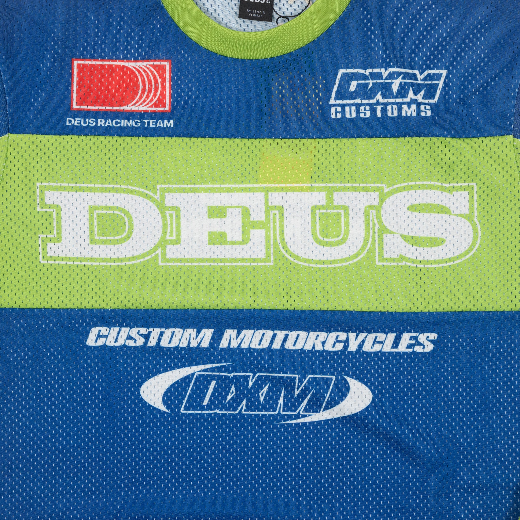 DEUS EX MACHINA Step Out Moto Jersey in Blue