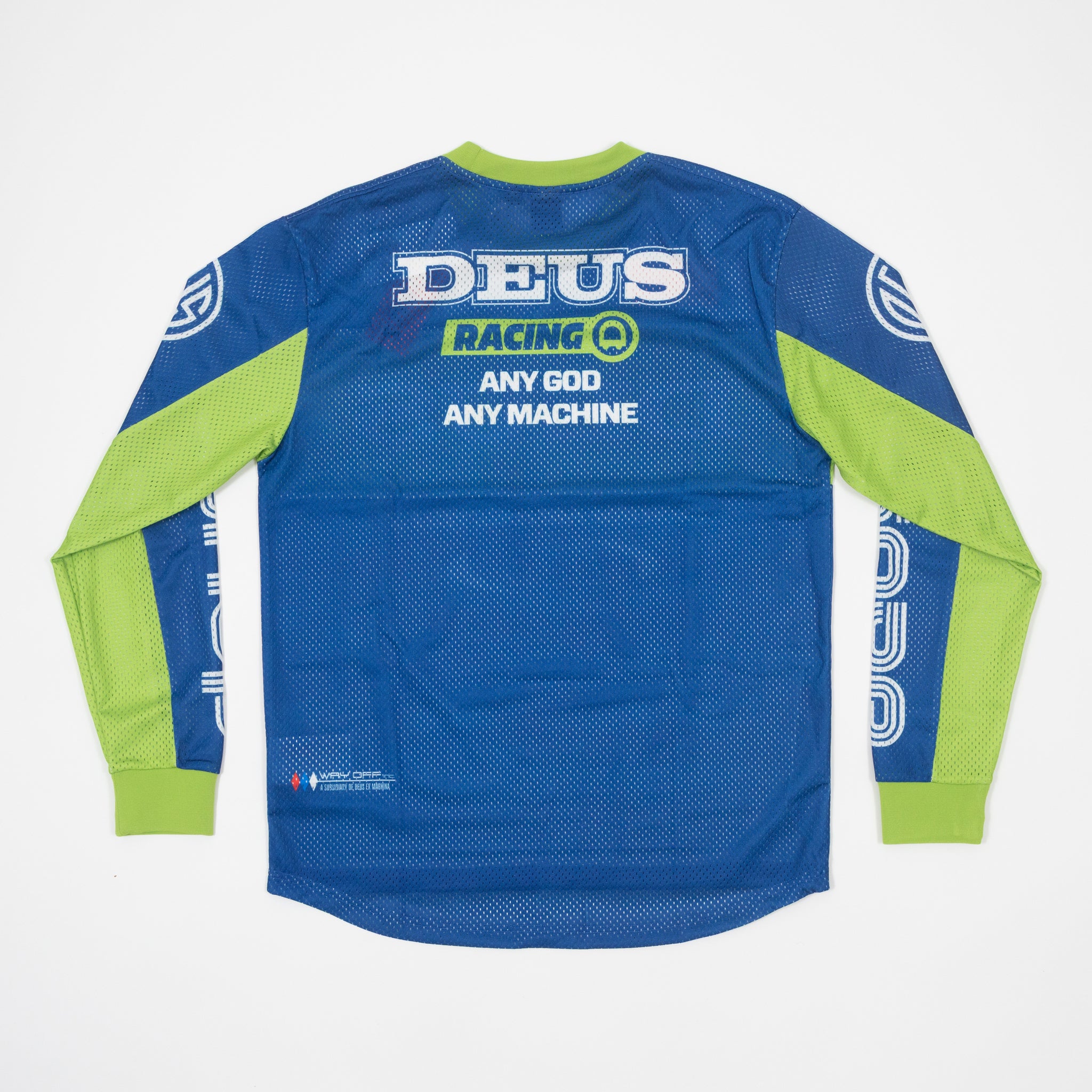 DEUS EX MACHINA Step Out Moto Jersey in Blue
