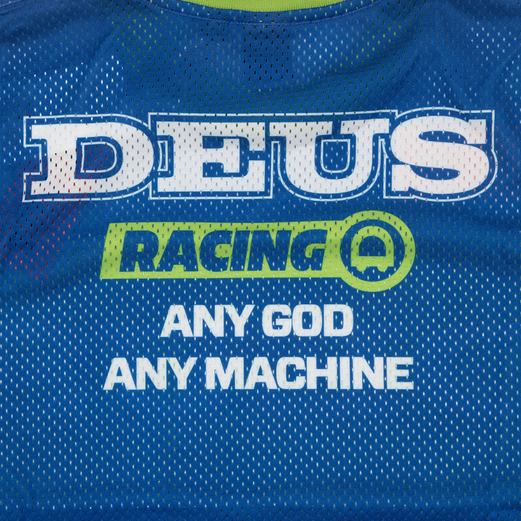 DEUS EX MACHINA Step Out Moto Jersey in Blue