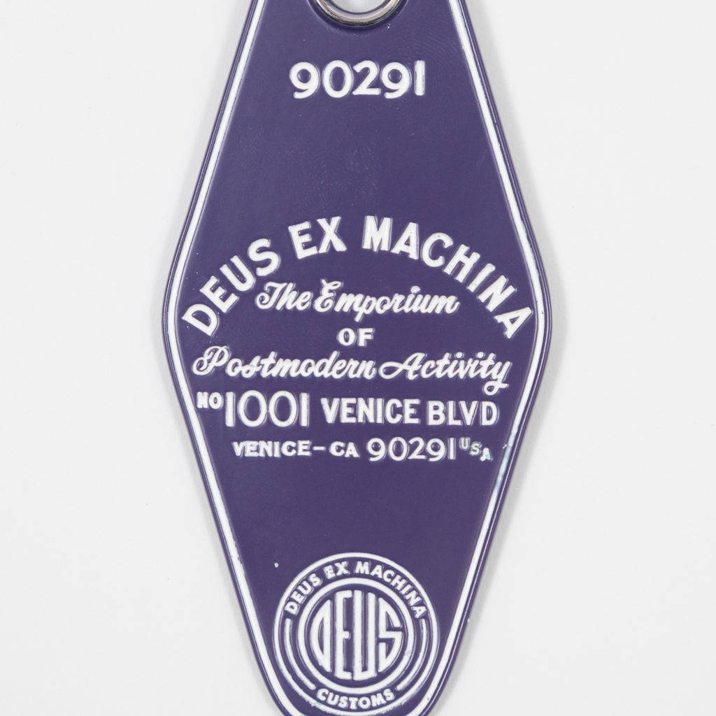 DEUS EX MACHINA Venice Metal Key Tag in PURPLE