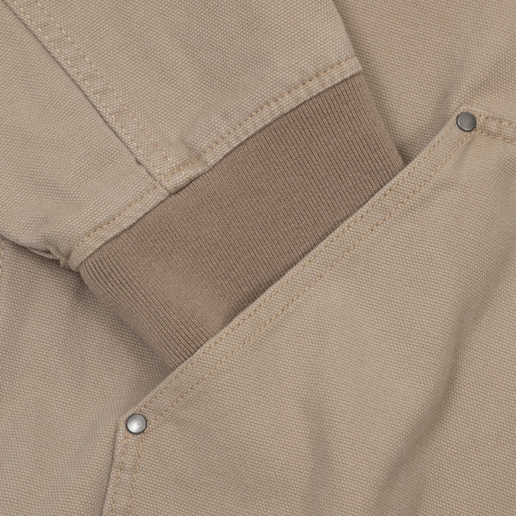 DICKIES Unlined Canvas Hooded Bomber in DESERT SAND