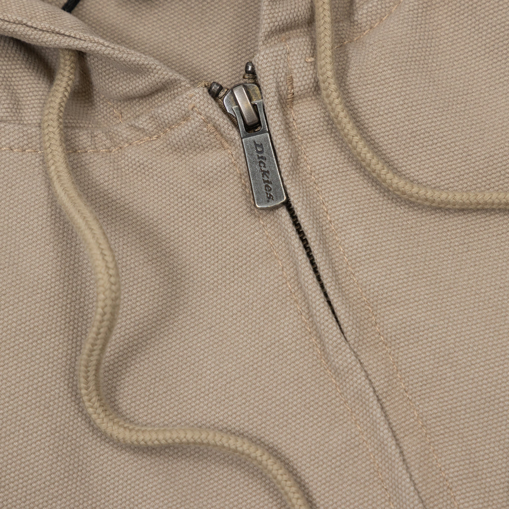 DICKIES Unlined Canvas Hooded Bomber in DESERT SAND
