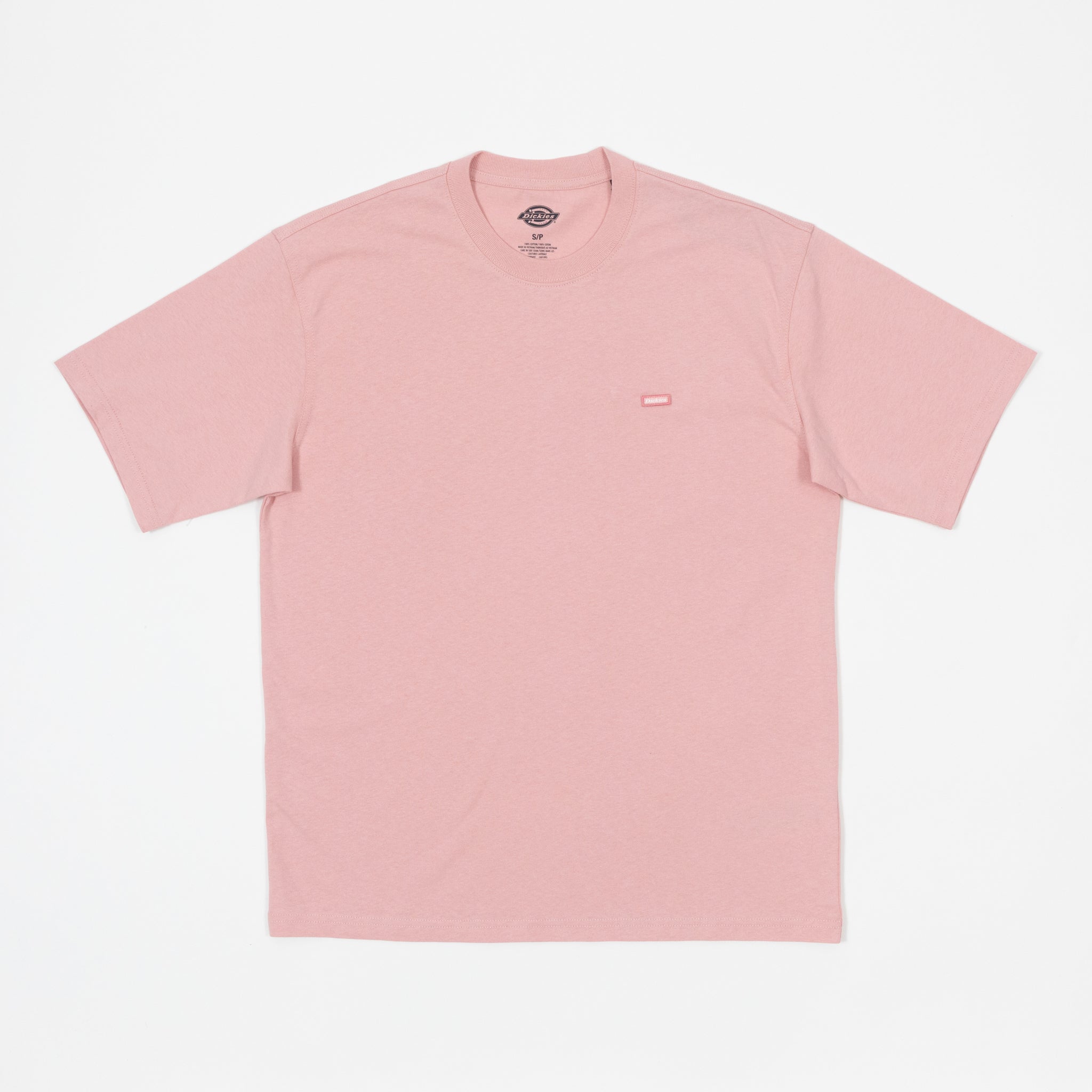 DICKIES Clancy Heavyweight Short Sleeve T-Shirt in PINK