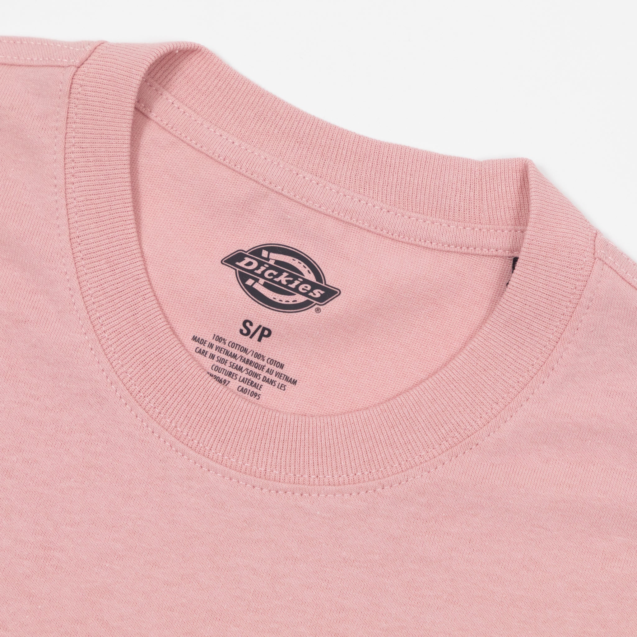 DICKIES Clancy Heavyweight Short Sleeve T-Shirt in PINK