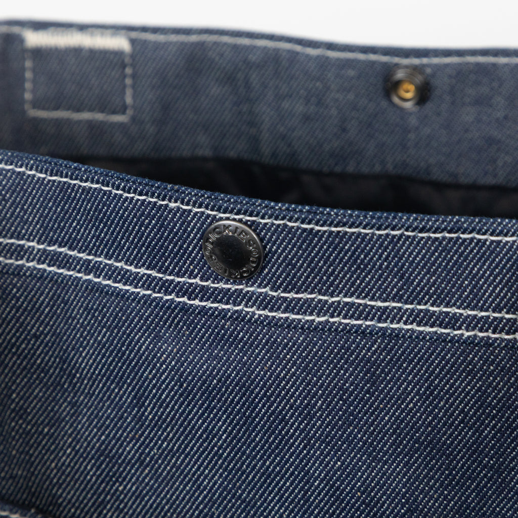 DICKIES Denim Tote Bag in RINSED DENIM