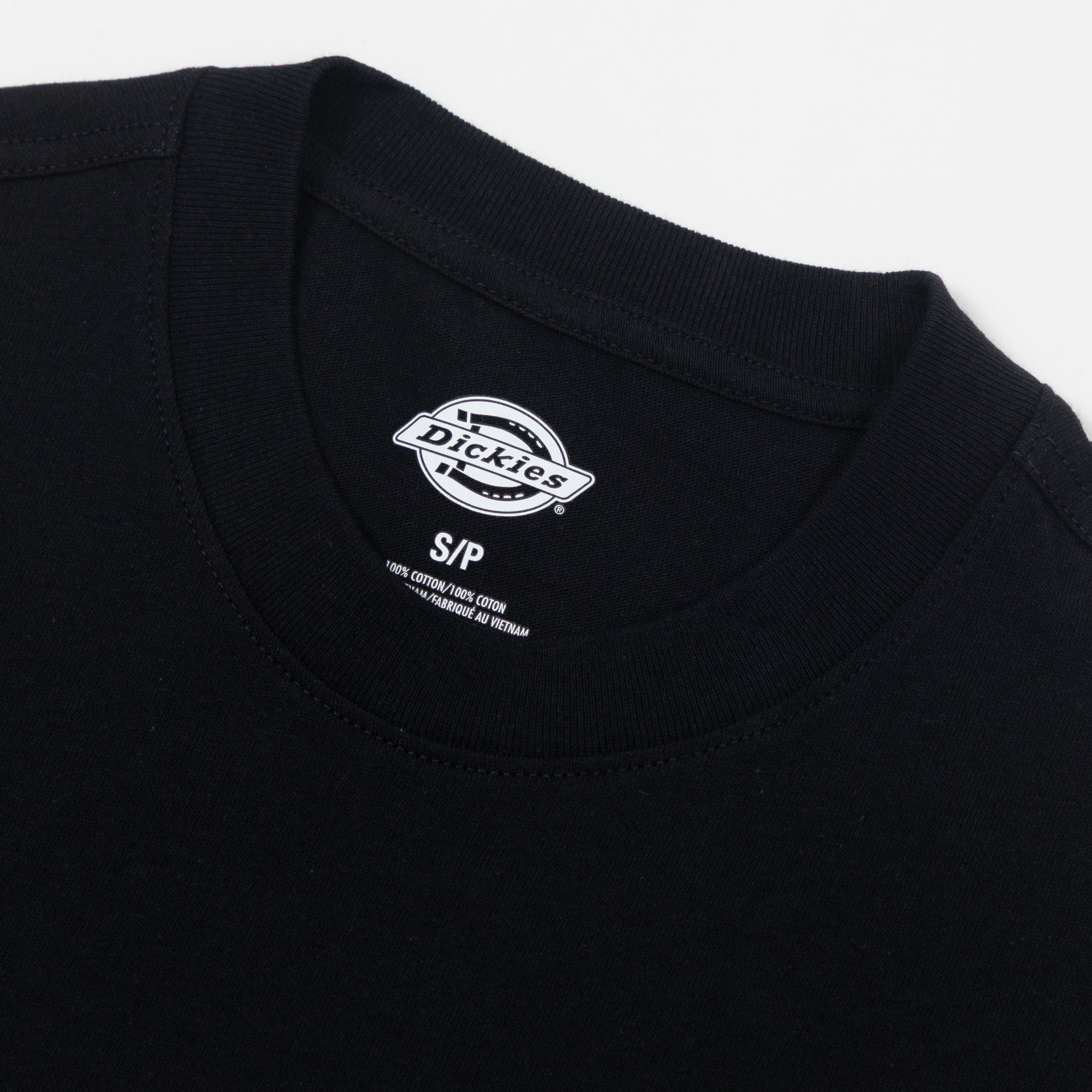 DICKIES Dry Ridge Lightweight T-Shirt in BLACK