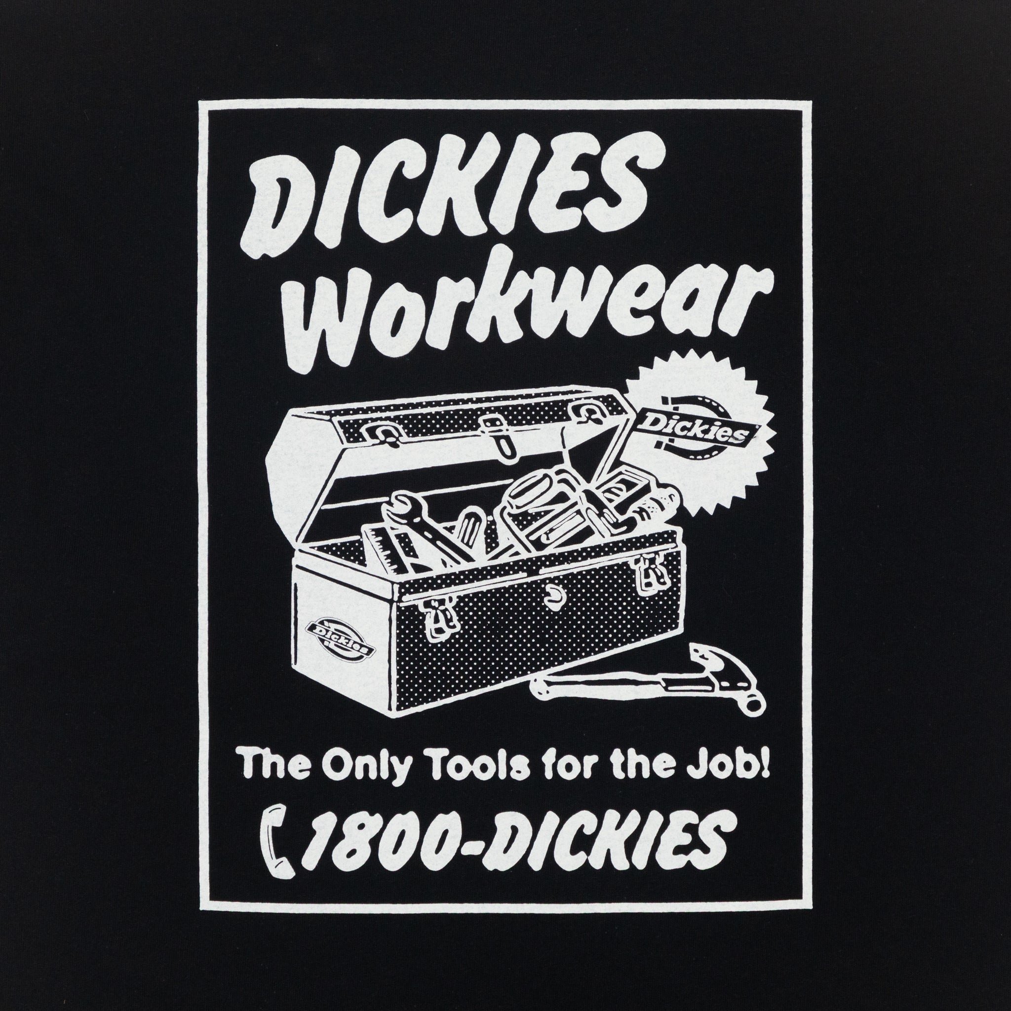 DICKIES Dry Ridge Lightweight T-Shirt in BLACK