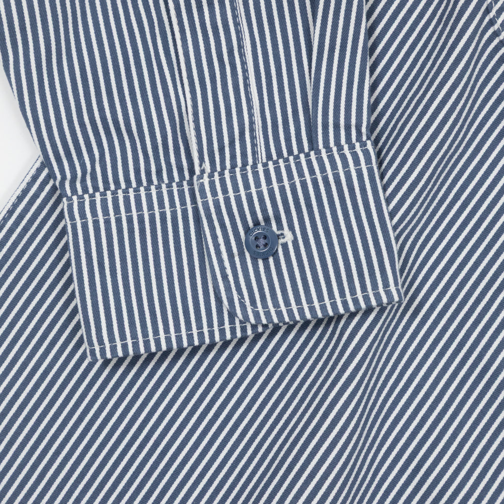 DICKIES Hickory Long Sleeve Workshirt in RETRO INDIGO