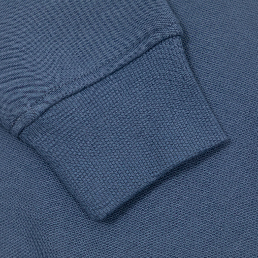 DICKIES Oakport Quart zip Sweashirt in RETRO INDIGO