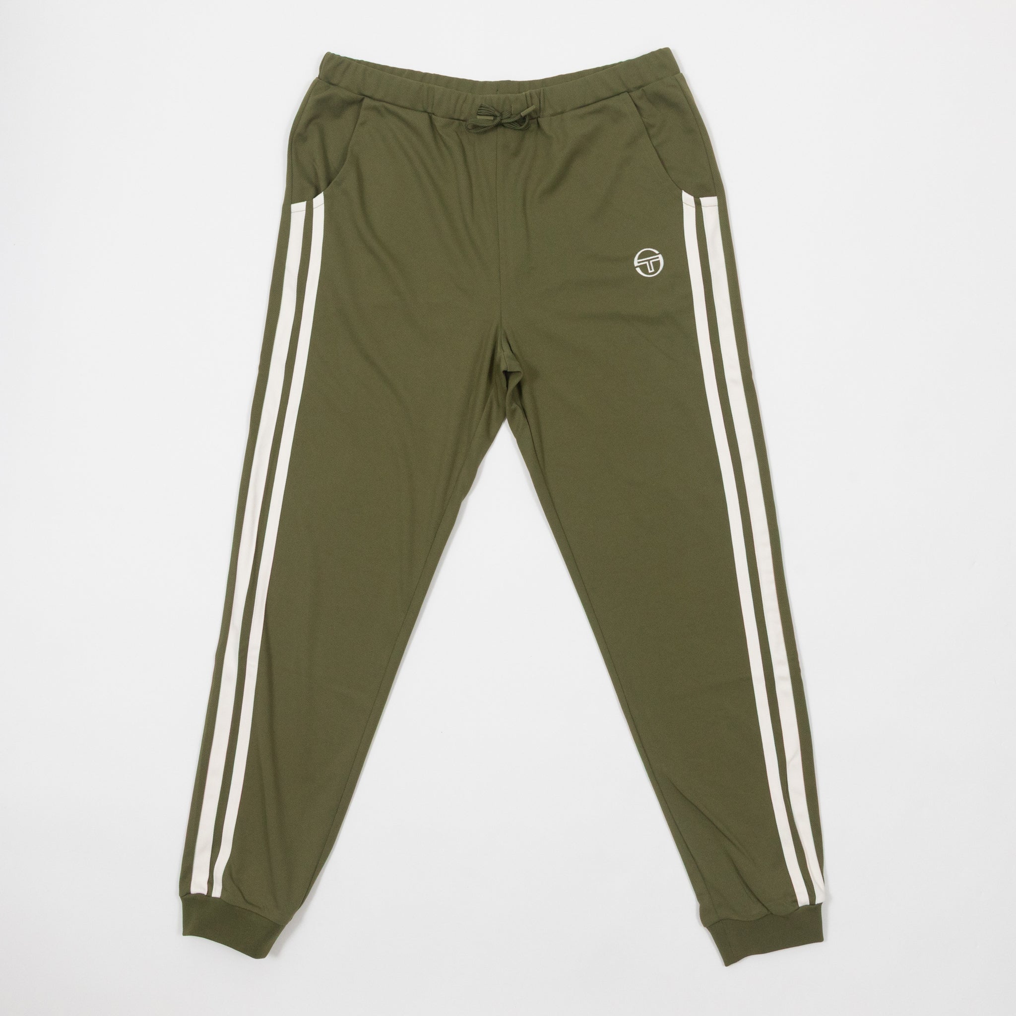 SERGIO TACCHINI Damarindo Track Pant in GREEN & WHITE