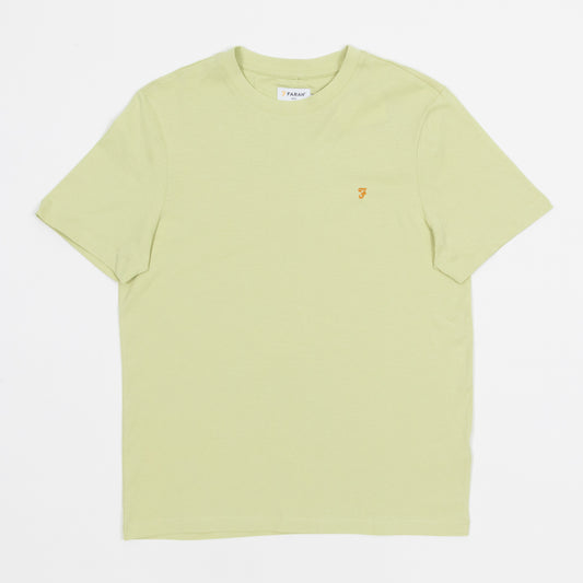 FARAH Danny Regular Fit T-Shirt in LIME GREEN