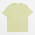 FARAH Danny Regular Fit T-Shirt in LIME GREEN