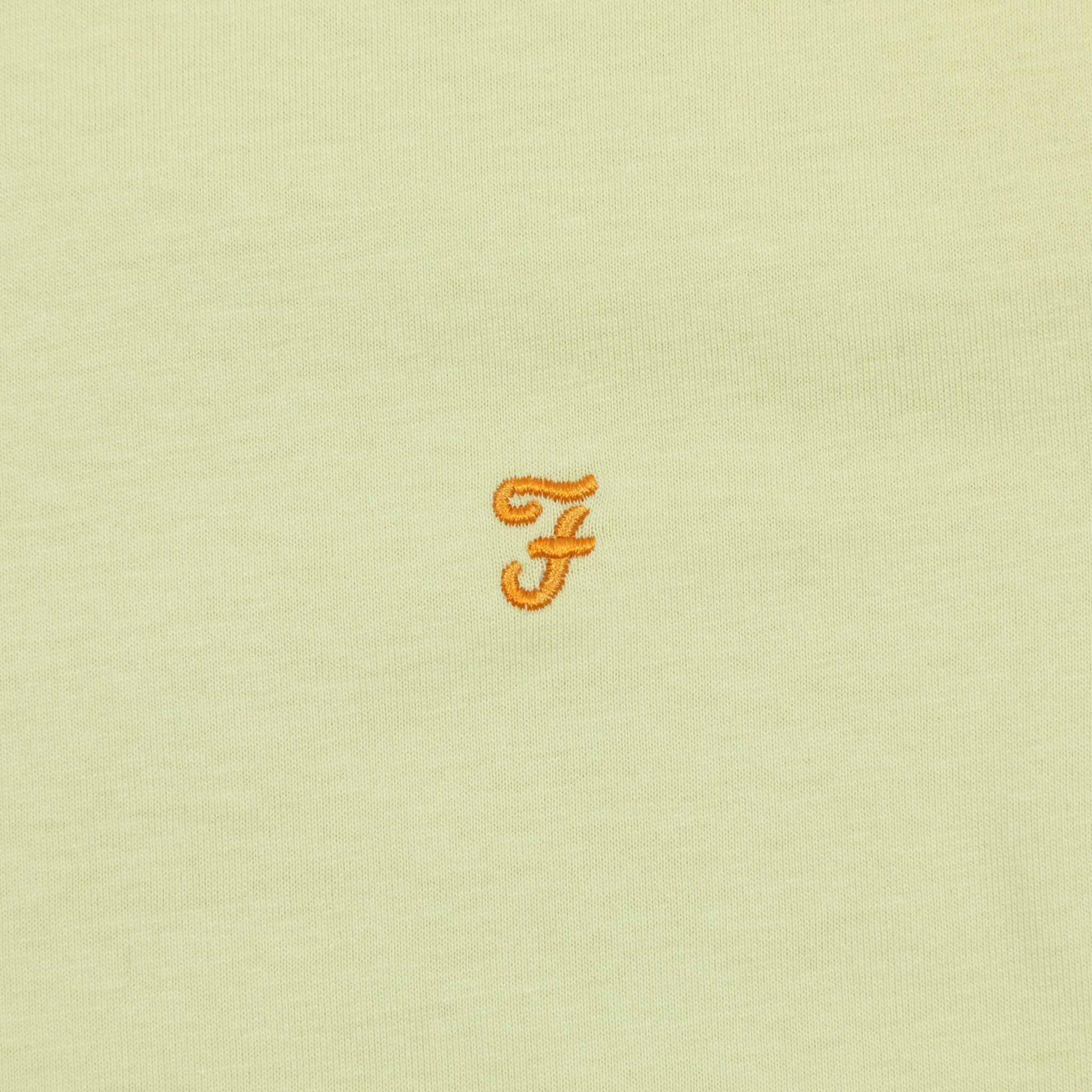 FARAH Danny Regular Fit T-Shirt in LIME GREEN