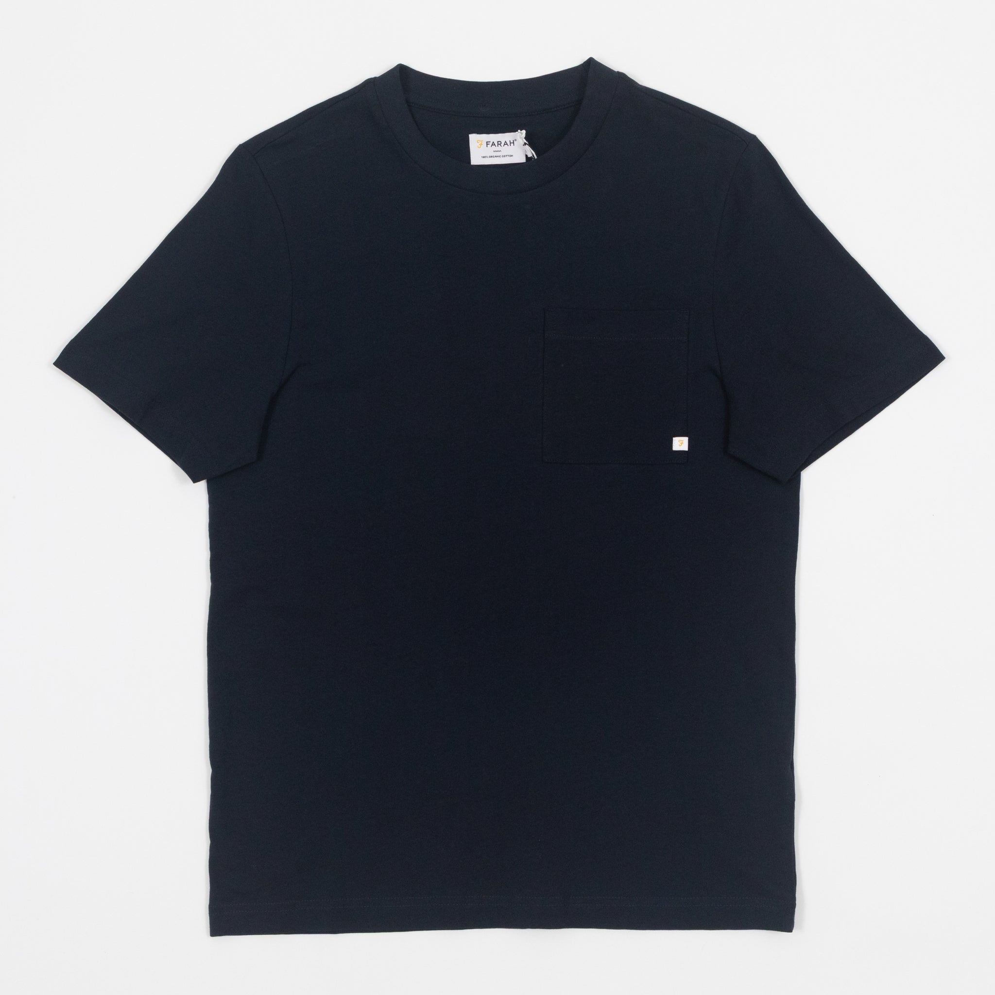 FARAH Danny Regular Fit T-Shirt in TRUE NAVY
