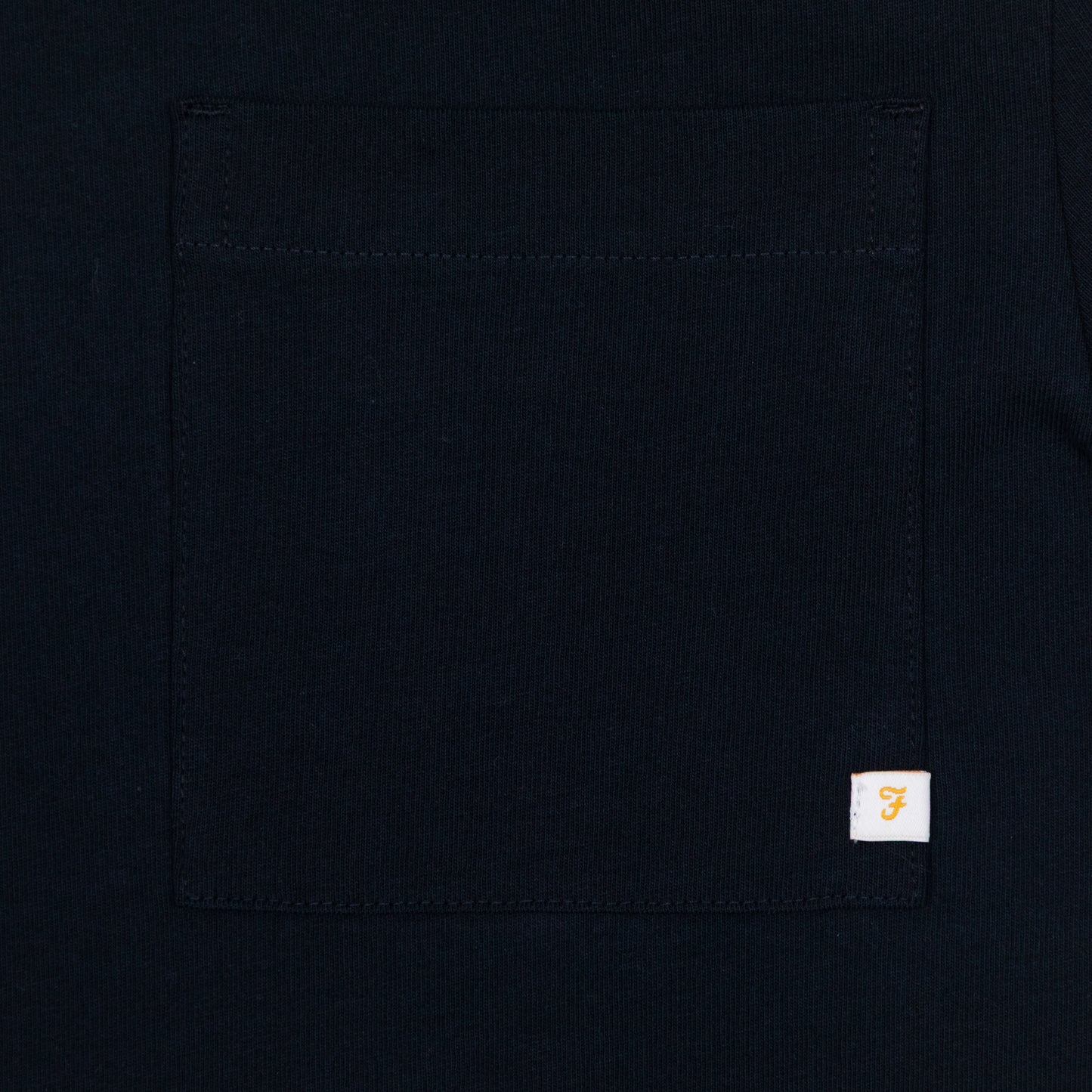 FARAH Danny Regular Fit T-Shirt in TRUE NAVY