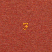 FARAH Danny Regular Fit T-Shirt in ORANGE MARL