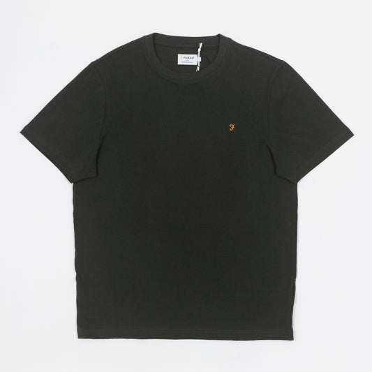 FARAH Danny Regular Fit T-Shirt in GREEN