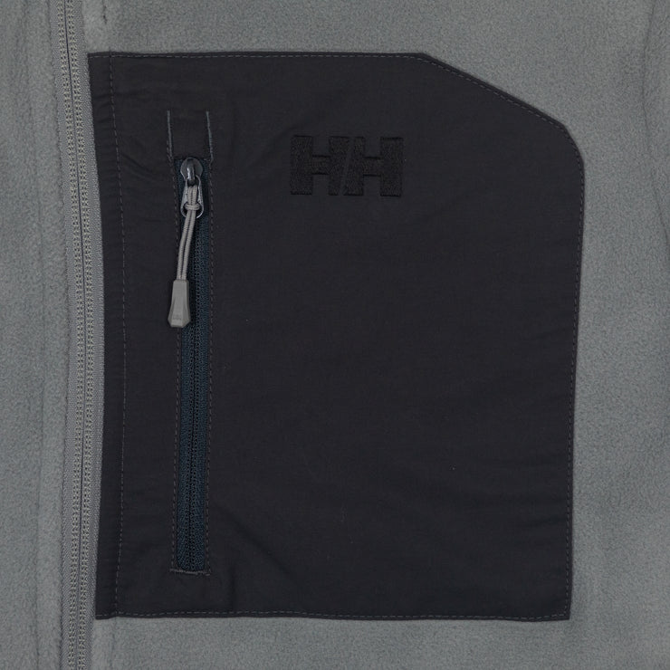 HELLY HANSEN Daybreaker Block Fleece in GREY & BLACK
