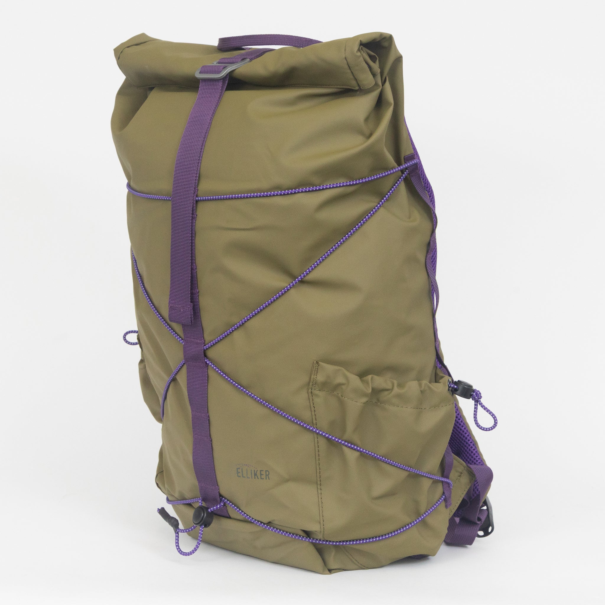 ELLIKER Dayle Roll Top Backpack in GREEN