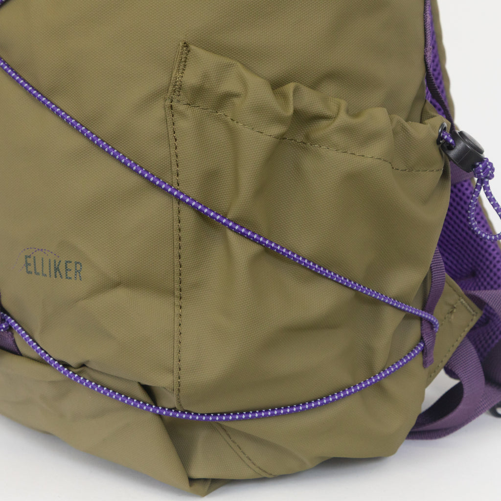 ELLIKER Dayle Roll Top Backpack in GREEN