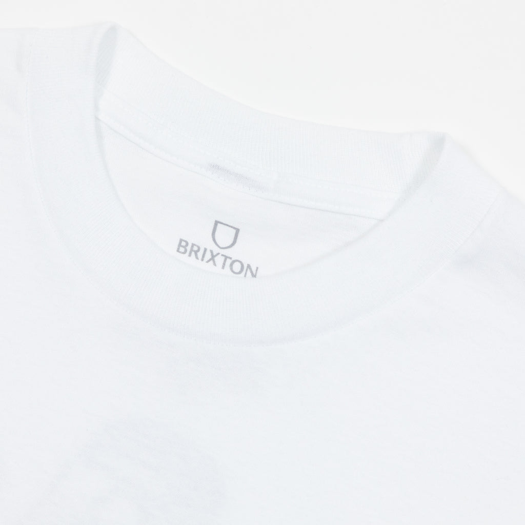 BRIXTON Daytona T-Shirt in WHITE