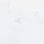 BRIXTON Daytona T-Shirt in WHITE