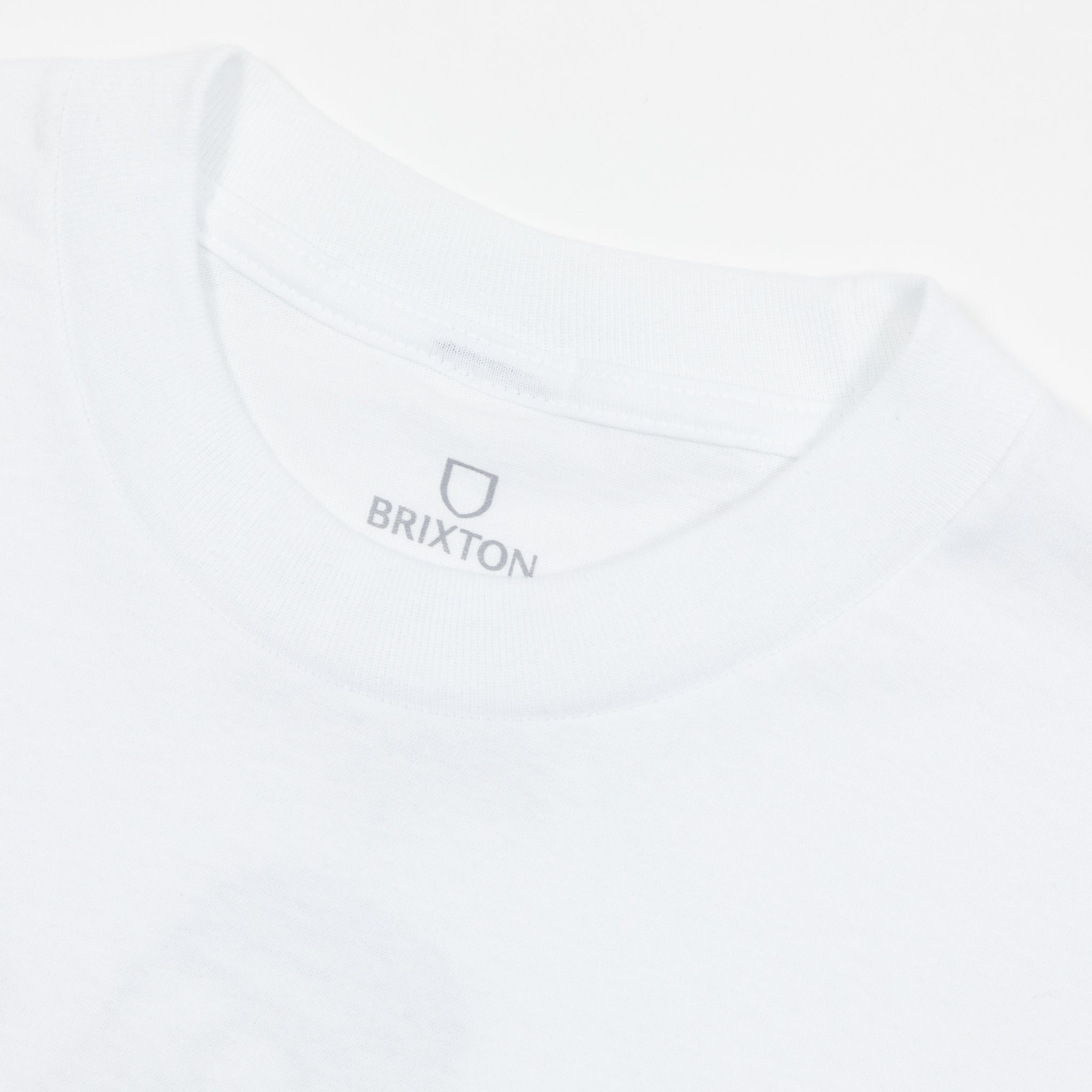 BRIXTON Daytona T-Shirt in WHITE