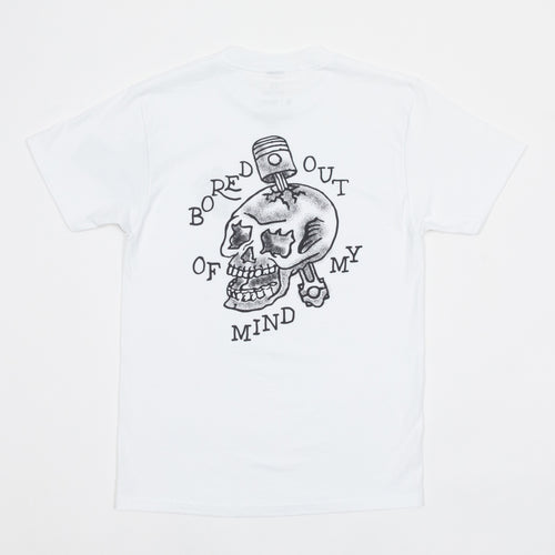 BRIXTON Daytona T-Shirt in WHITE