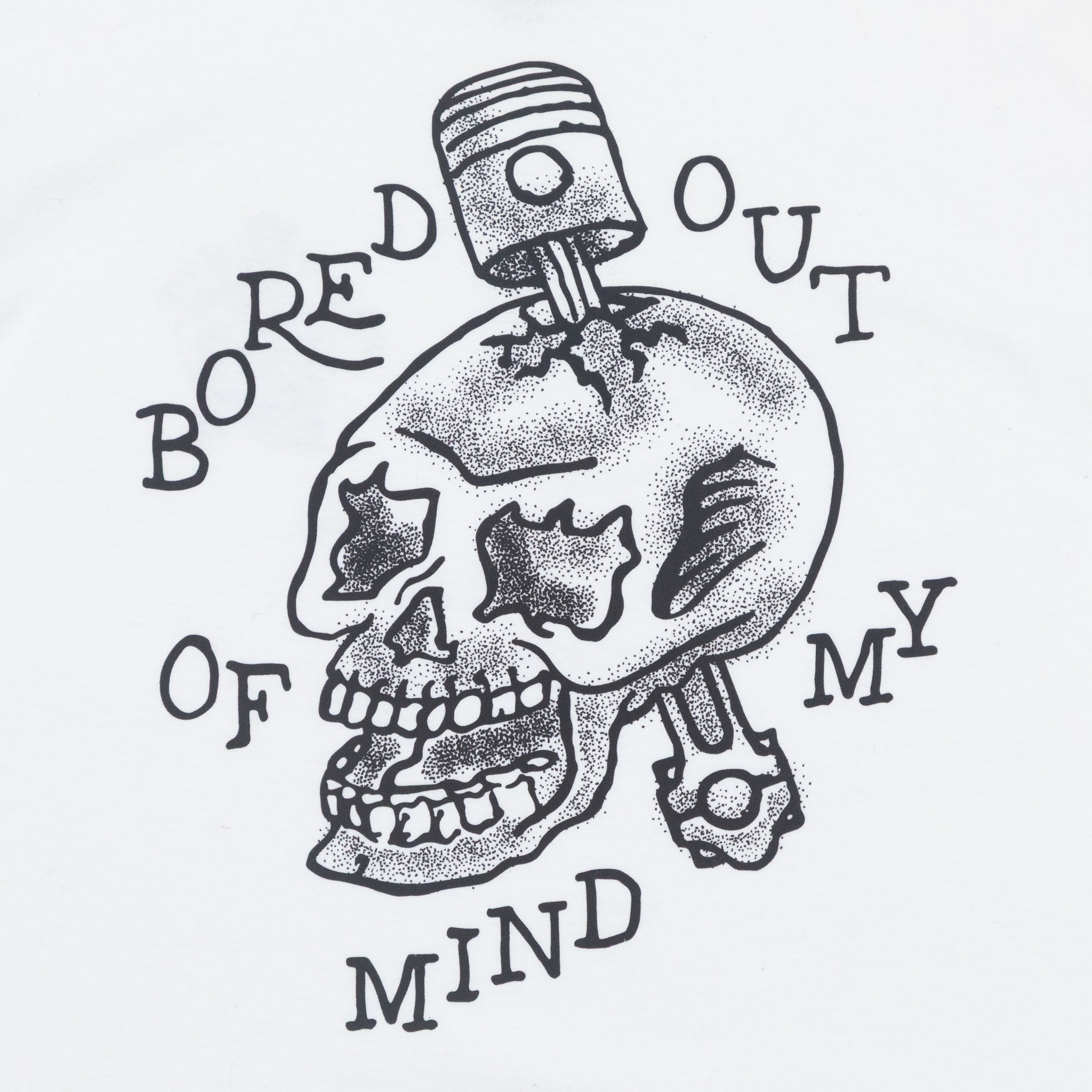 BRIXTON Daytona T-Shirt in WHITE