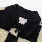 Womens BRIXTON Delilah Sherpa Jacket in BLACK & WHITE