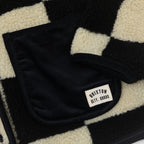 Womens BRIXTON Delilah Sherpa Jacket in BLACK & WHITE