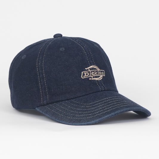 DICKIES Denim Dad Cap in RINSED BLUE