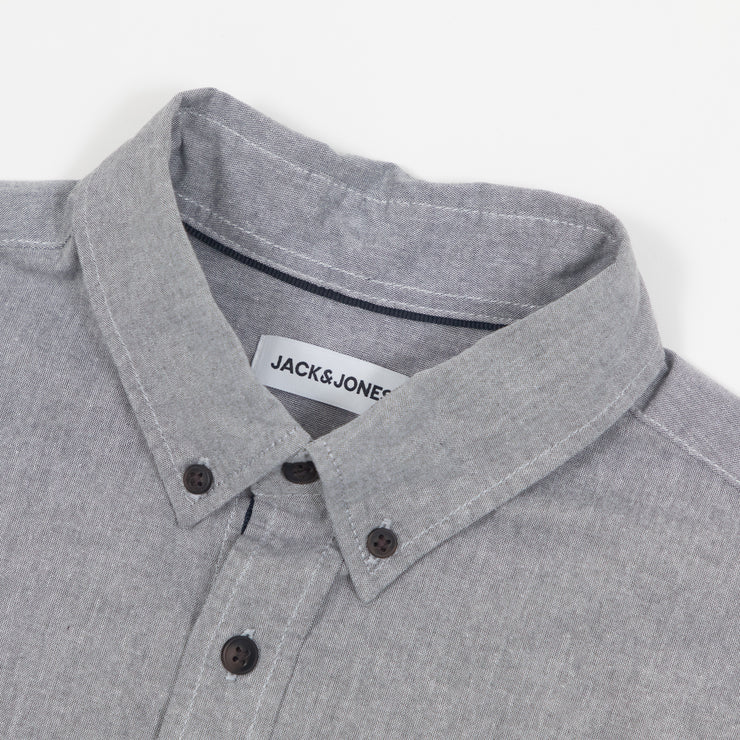 JACK & JONES Detail Shirt in CHAMBRAY GREY