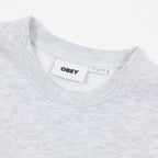OBEY Digable Crew Sweatshirt in ASH GREY