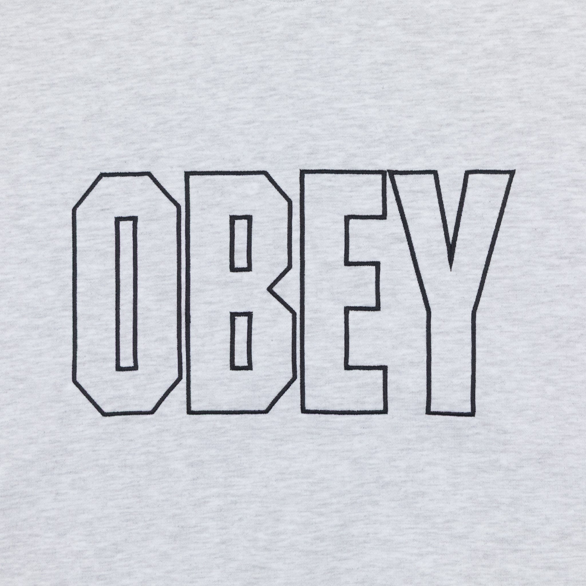 OBEY Digable Crew Sweatshirt in ASH GREY