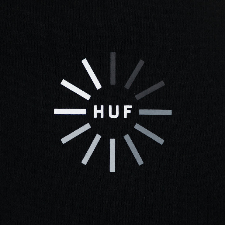 HUF Digital Domain Graphic Pullover Hoodie in BLACK