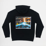 HUF Digital Domain Graphic Pullover Hoodie in BLACK