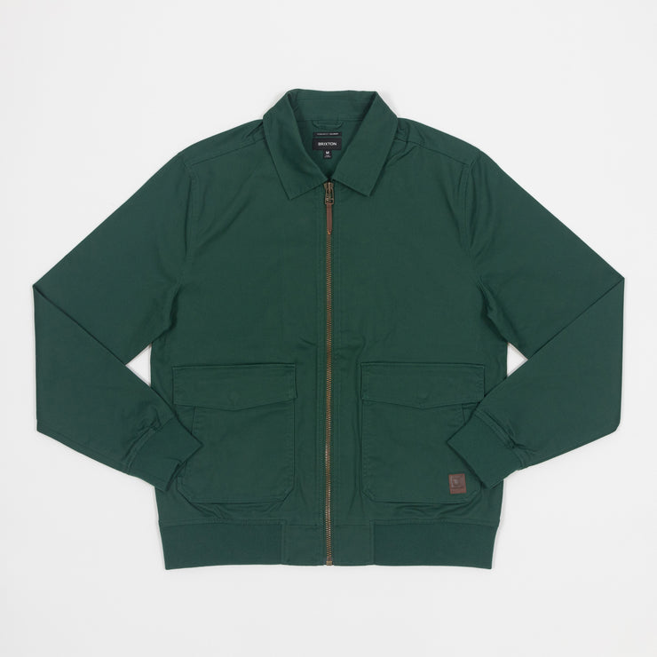 BRIXTON Dillinger Station Jacket in GREEN