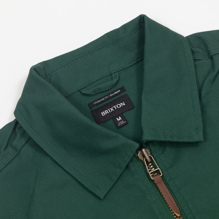 BRIXTON Dillinger Station Jacket in GREEN