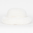 Women’s BRIXTON Dion Fluffy Winter Bucket Hat in OFF WHITE