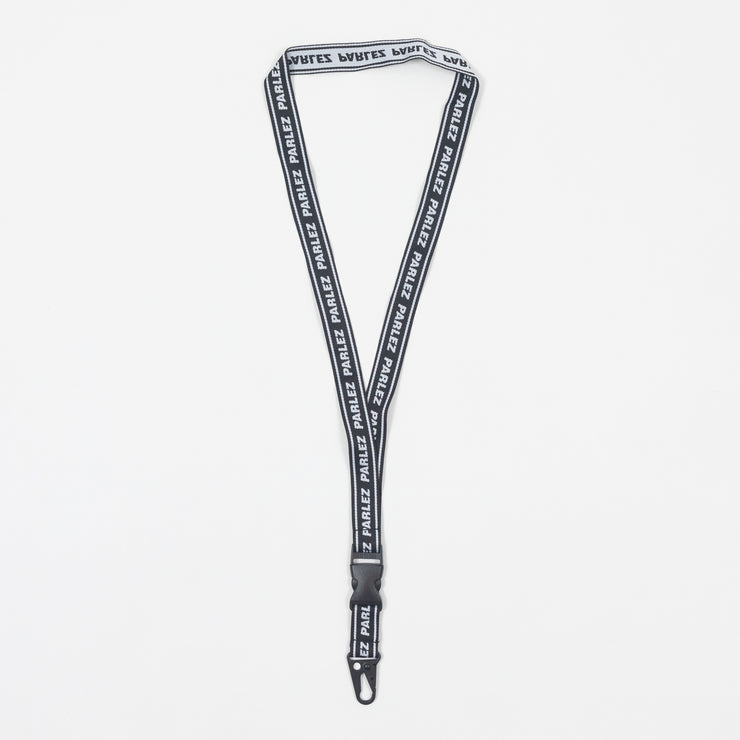 PARLEZ Docker Logo Lanyard in BLACK