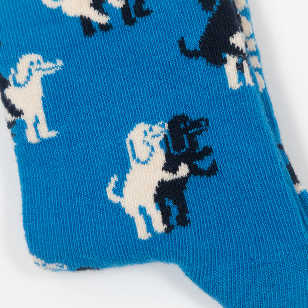 HAPPY SOCKS Doggy Style Socks in BLUE
