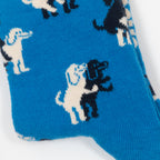 HAPPY SOCKS Doggy Style Socks in BLUE