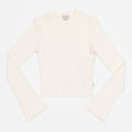 Womens BRIXTON Dolly Long Sleeve Knit T-Shirt in OFF WHITE
