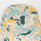 parlez dome bucket hat yellow beige blue green