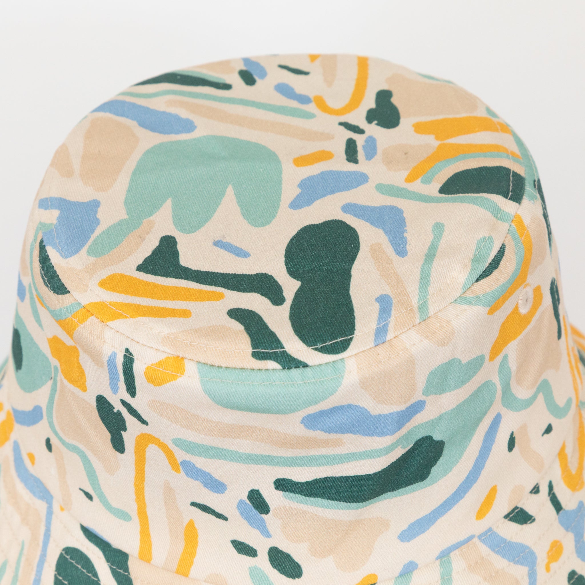 parlez dome bucket hat yellow beige blue green
