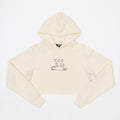 Women's RIPNDIP Don't Call Me Cropped Hoodie in CREAM